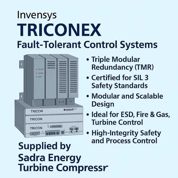 Triconex SIL 3 Certified Control Solutions for Oil, Gas & Power Plants