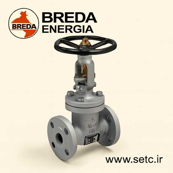 Gate Valve GF ساخت BREDA ENERGIA ایتالیا | صدرا انرژی توربین کمپرسور